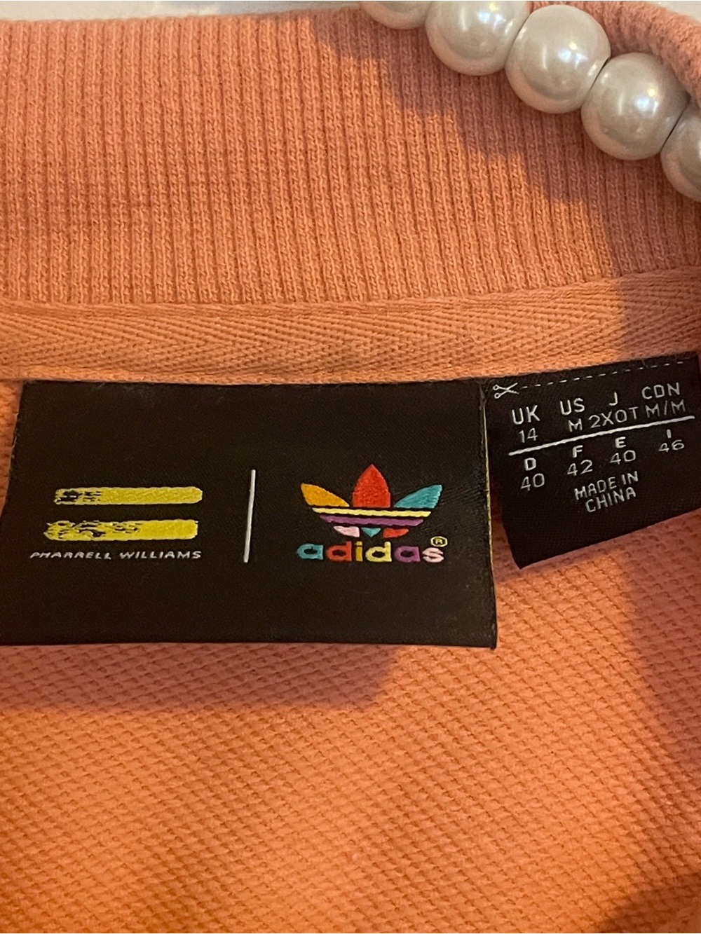 Adidas x Pharrell Williams cropped sweatshirt in size m - Picture 3 of 5